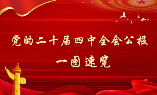 一图速览：党的二十届四中全会公报