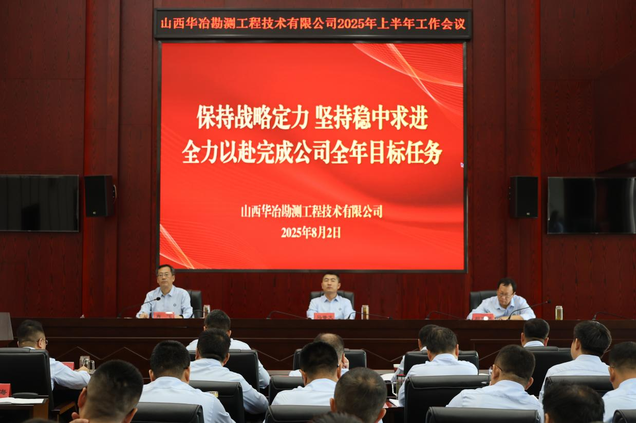 华冶公司召开2025年上半年工作会议